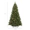 Best Choice Products Pre-Lit Pre-Decorated Holiday Christmas Pine Tree w/ Lights, Base - Green